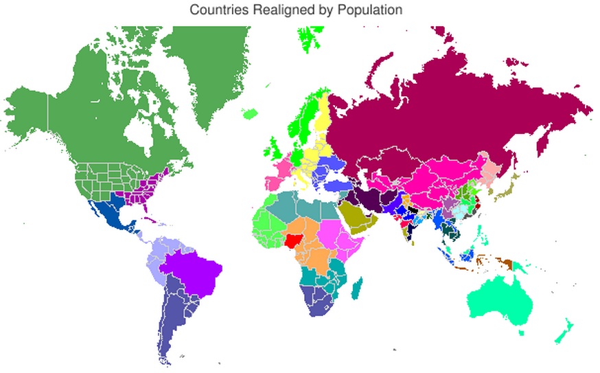 the map